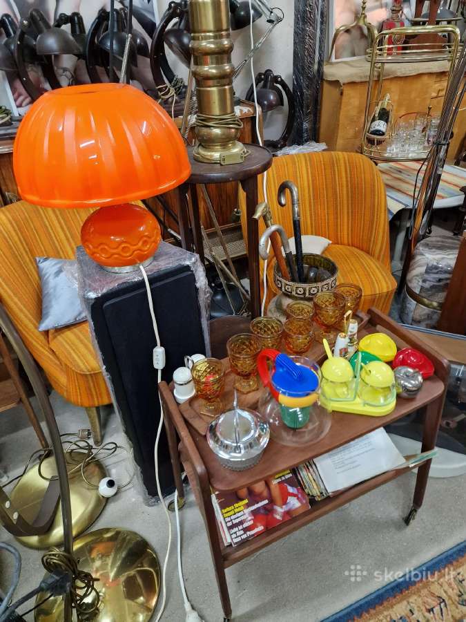 Vintažiniai mid century šviestuvai,lempos,toršerai - nuotraukos Nr. 15