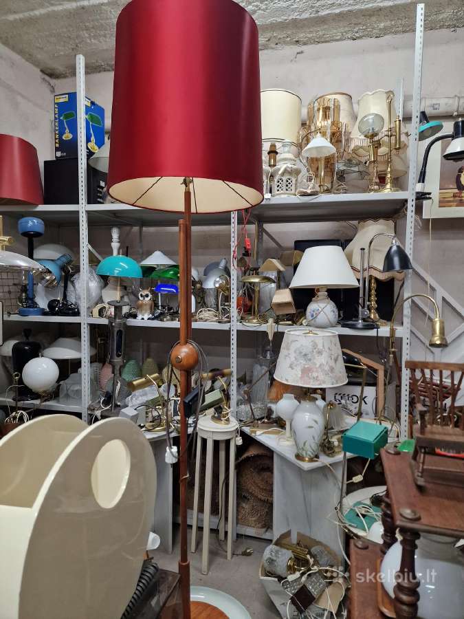 Vintažiniai mid century šviestuvai,lempos,toršerai - nuotraukos Nr. 36