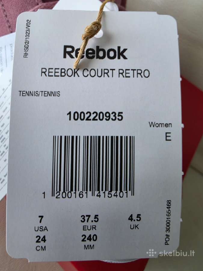 Odiniai 37,5 dydžio Reebok - nuotraukos Nr. 6