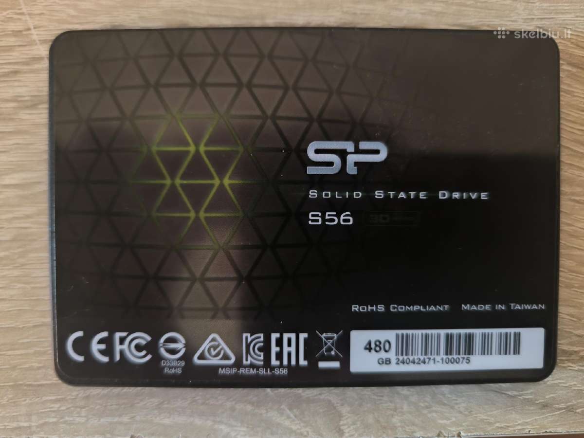 SSD 480gb Silicon Power S56 - nuotraukos Nr. 2