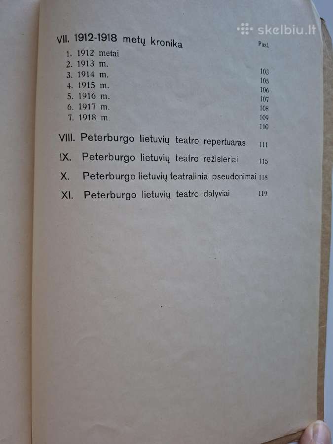 B. Sruoga. Lietuvių teatras Peterburge 1892-1918 - nuotraukos Nr. 7