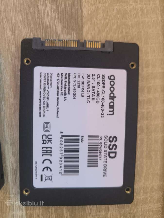 SSD Goodram 480 GB - nuotraukos Nr. 2
