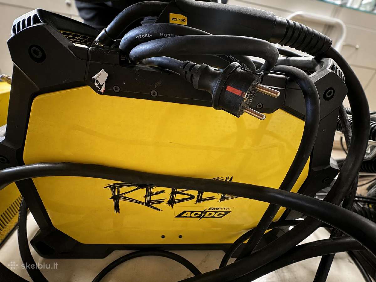 Suvirinimo aparatas „Esab Rebel Emp 205ic Ac/dc“ - nuotraukos Nr. 5