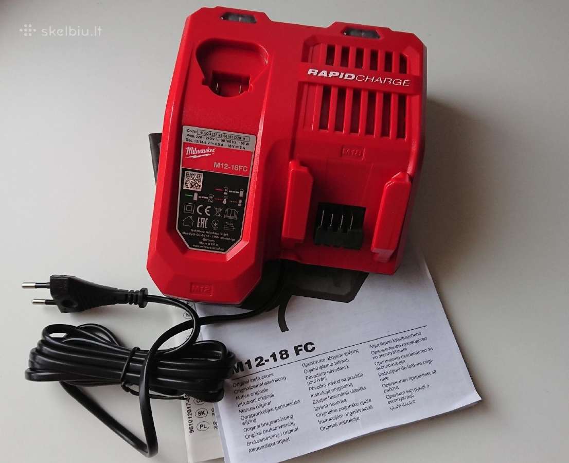 Makita, Milwaukee akumuliatoriai, krovikliai - nuotraukos Nr. 8
