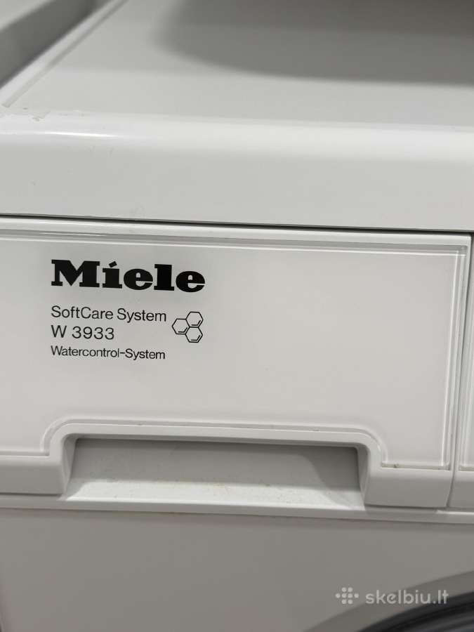 Miele W 3933 skalbimo mašina – labai geros būklės - nuotraukos Nr. 2