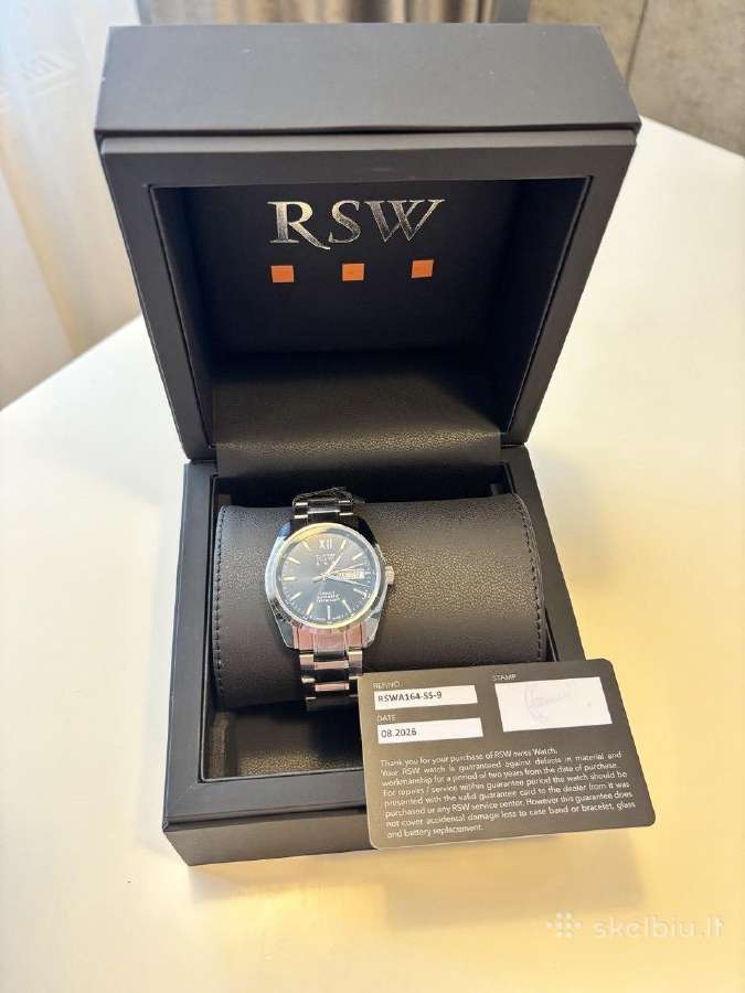 Naujas Rsw Legacy Swiss Made / Eta 2836-2 - nuotraukos Nr. 16