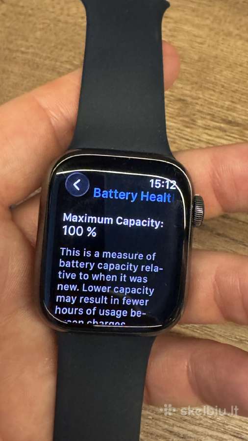 Apple watch Serries 8 Stainless steel case - nuotraukos Nr. 2