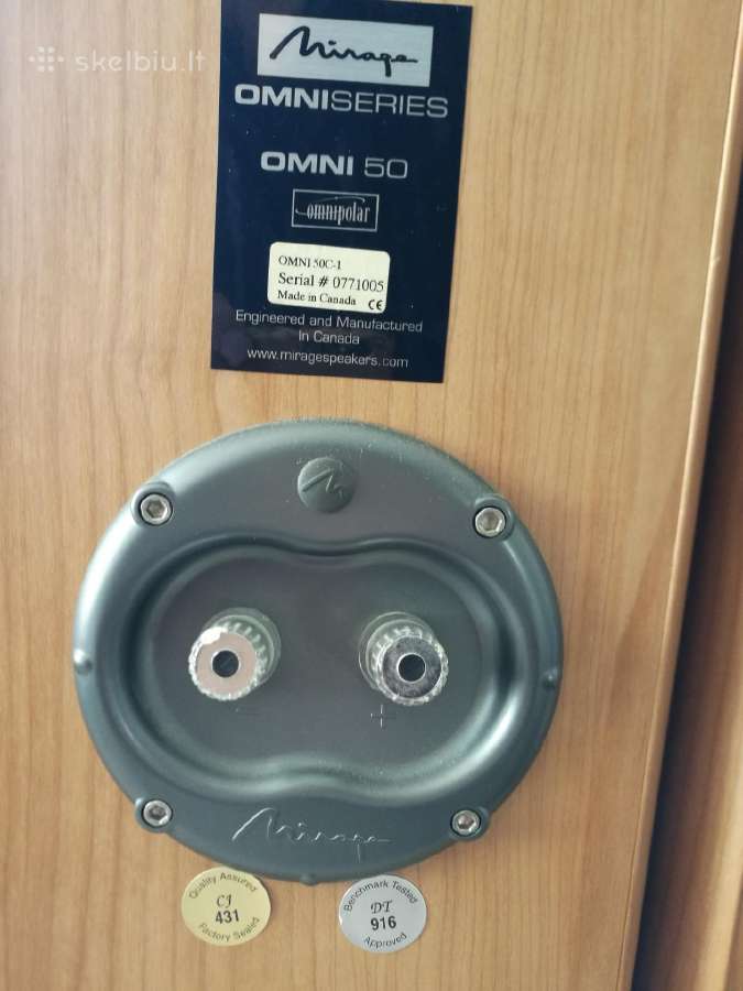Kolonėlės Mirage Omni 50c-1 2vnt. - nuotraukos Nr. 5