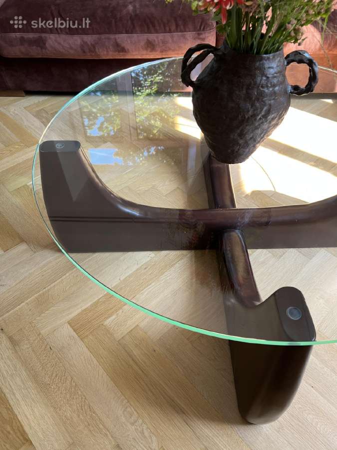 Stiklinis Art Deco stiliaus kavos staliukas - nuotraukos Nr. 4