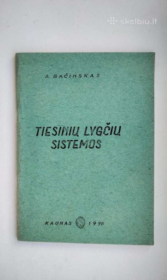 Integralas. Tiesinių lygčių sistemos. Zadačnik - nuotraukos Nr. 6