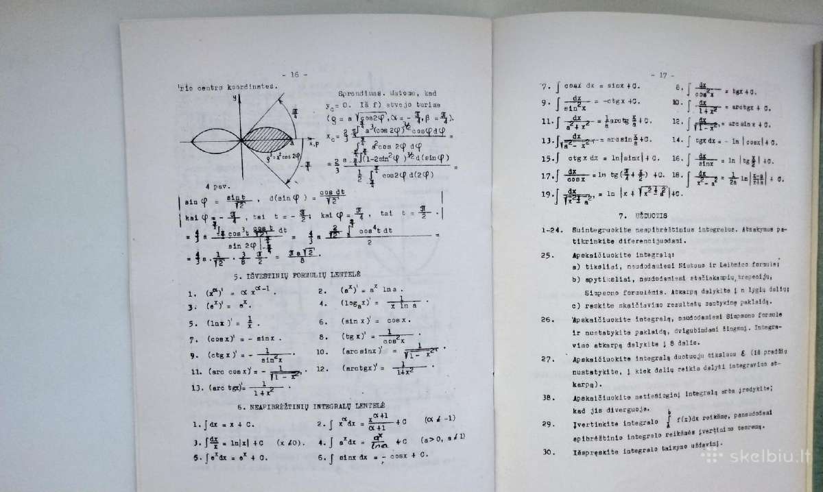 Integralas. Tiesinių lygčių sistemos. Zadačnik - nuotraukos Nr. 5