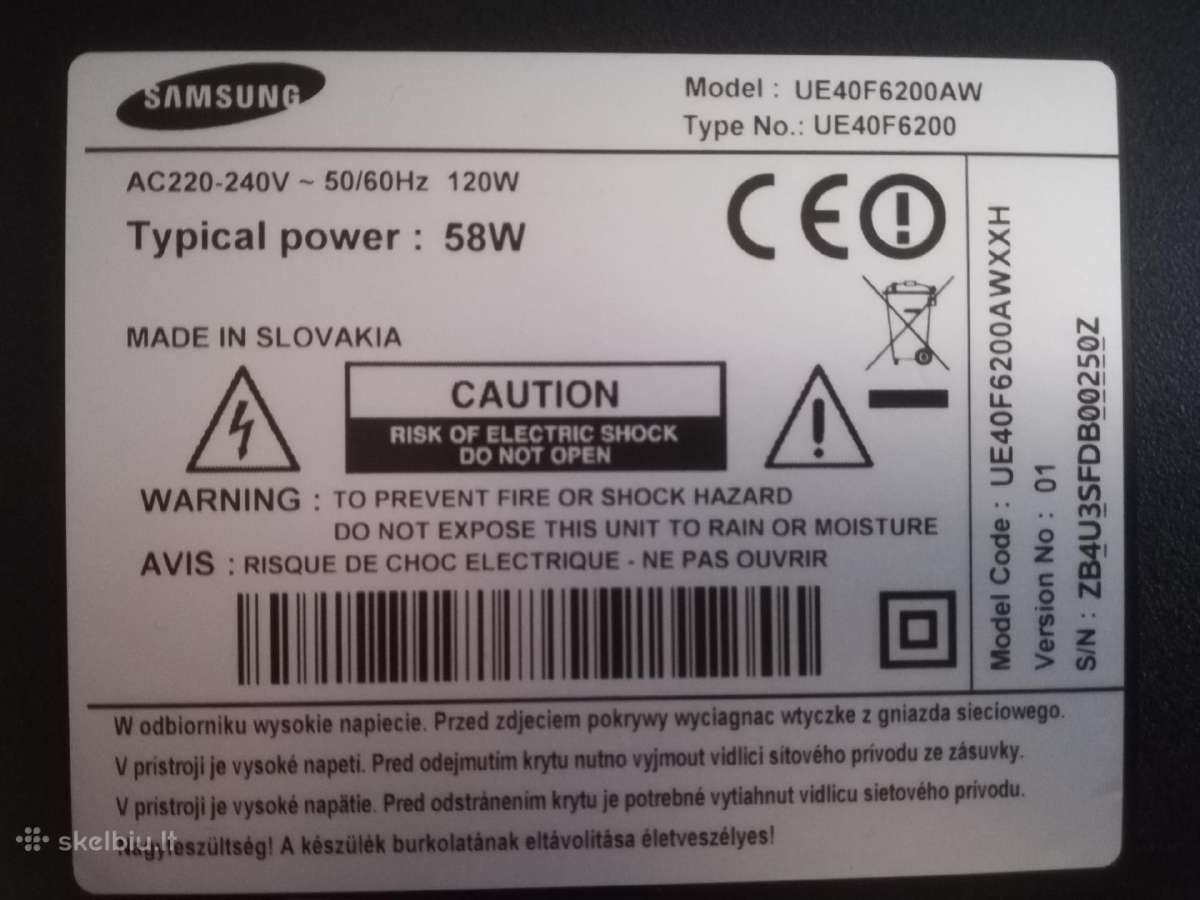 Samsung Ue40f6200 102cm Full HD Smart Wi-fi - nuotraukos Nr. 8