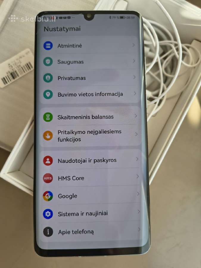 Galingesnis Huawei P30 Pro 8gb/128gb - nuotraukos Nr. 17
