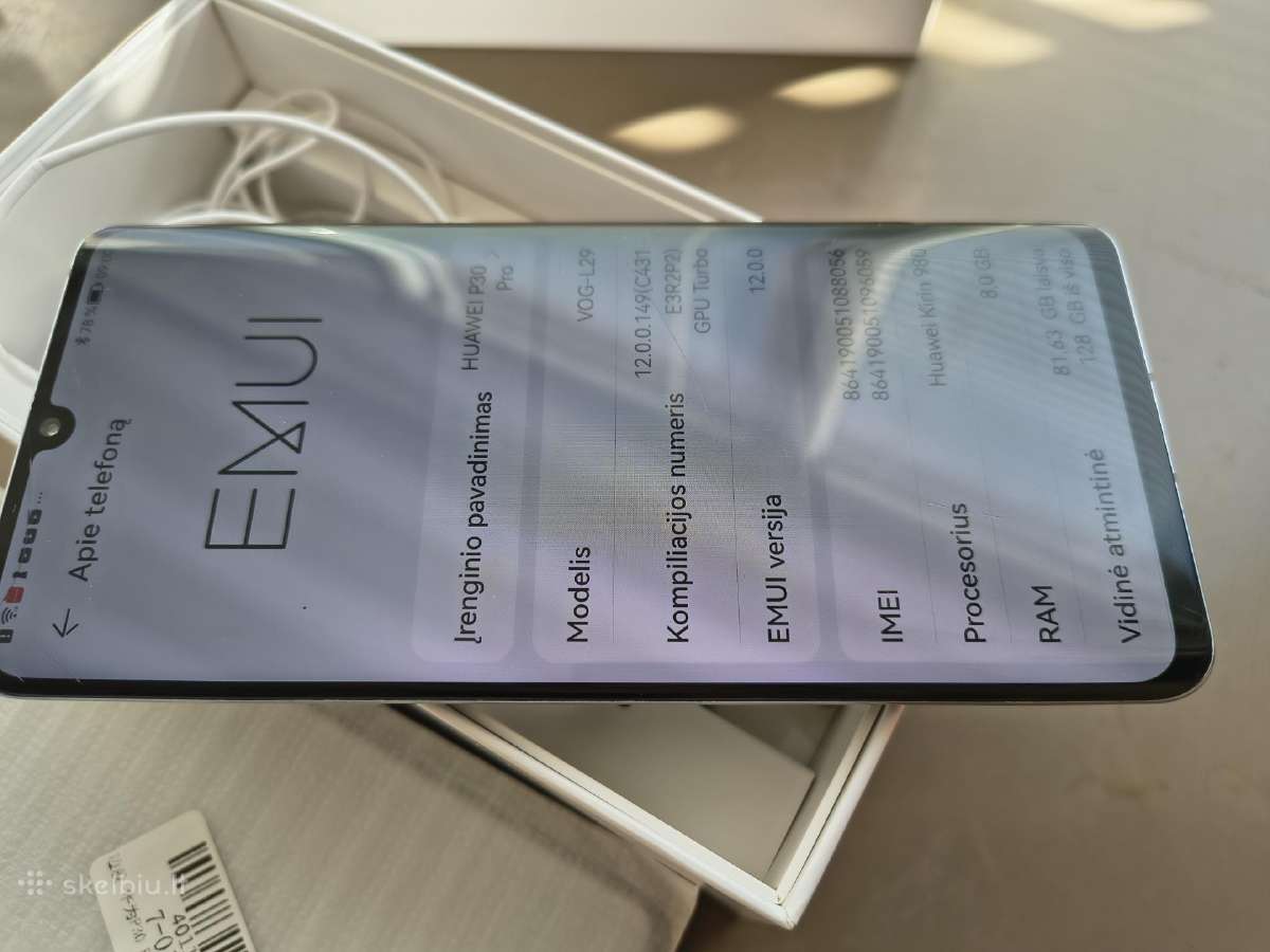 Galingesnis Huawei P30 Pro 8gb/128gb - nuotraukos Nr. 18