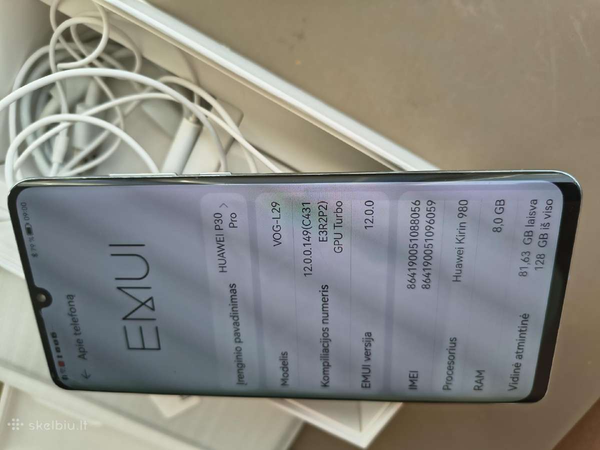 Galingesnis Huawei P30 Pro 8gb/128gb - nuotraukos Nr. 19