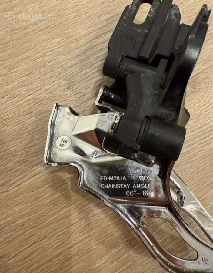 Shimano Deore XT Fd-m781a priekinis perjungėjas - nuotraukos Nr. 2