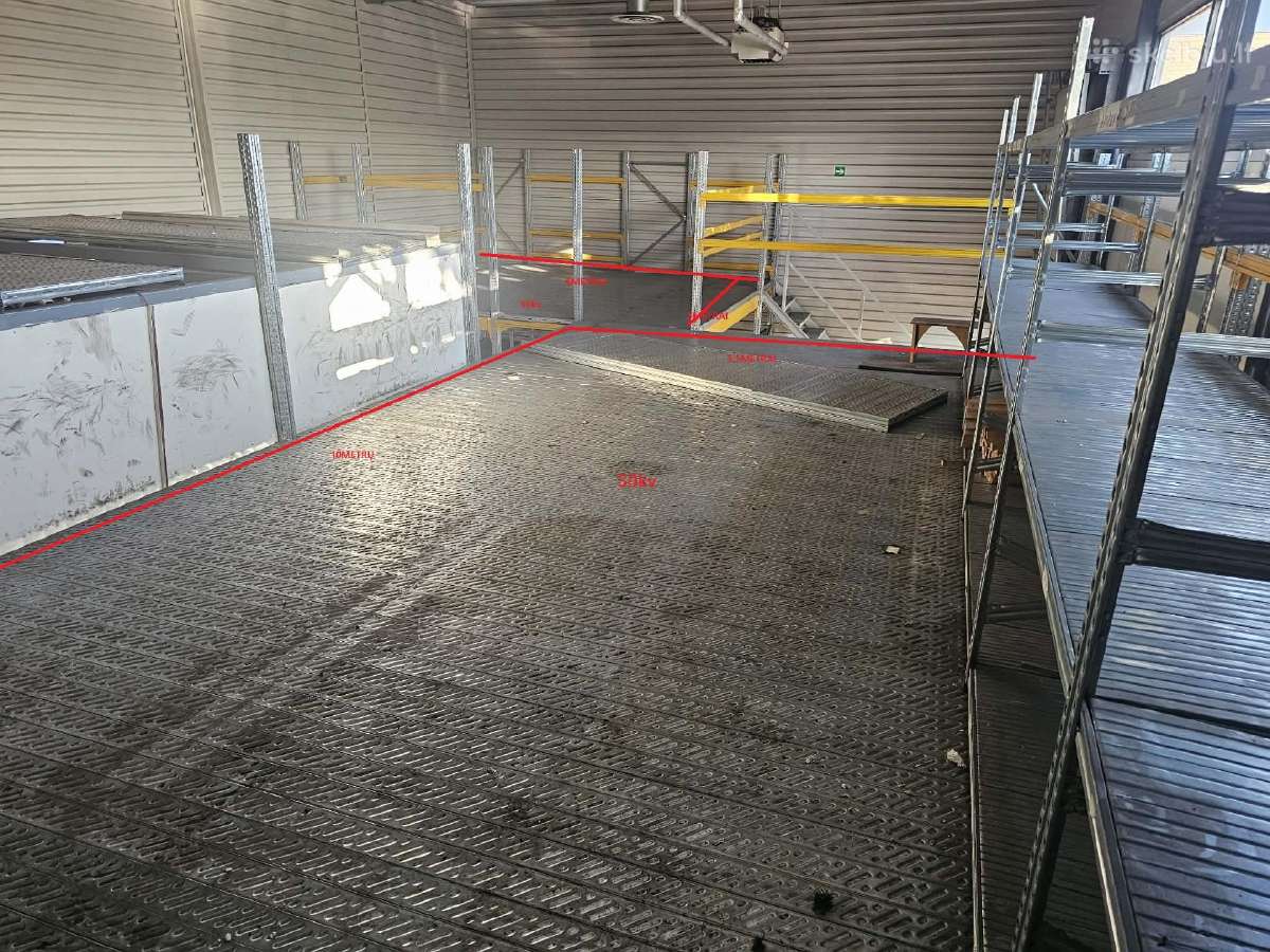 Sandėlio antrasolė 80+kv tvirta išardyta - nuotraukos Nr. 21
