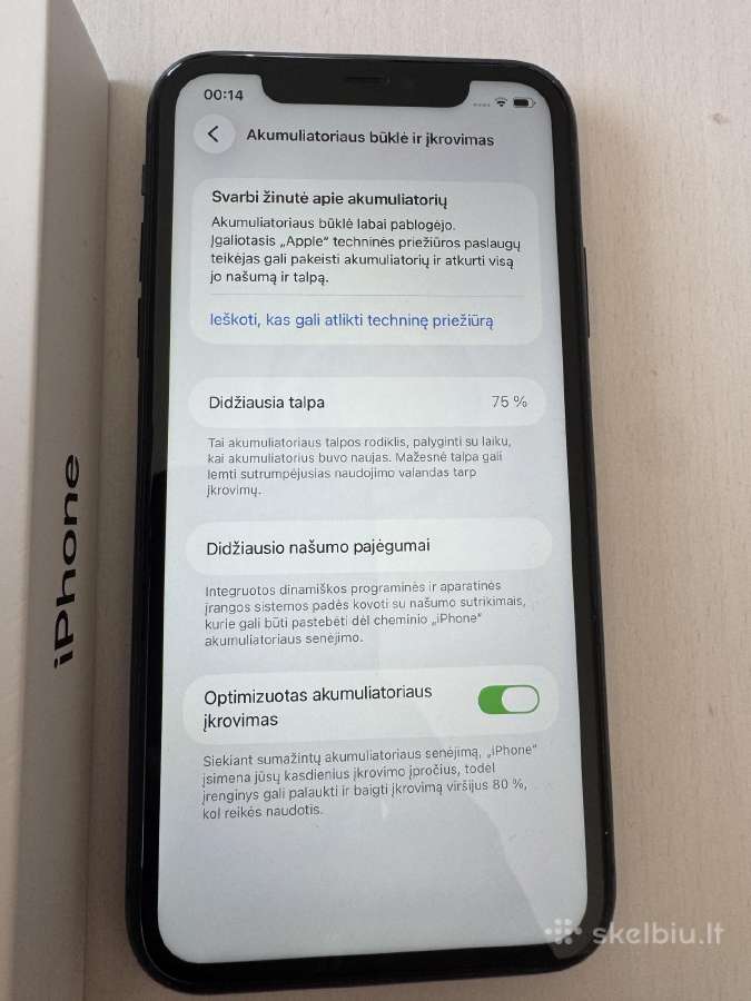 Naudotas Apple iPhone 11 - nuotraukos Nr. 4