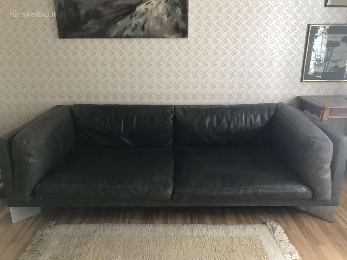 Odinė sofa - nuotraukos Nr. 2