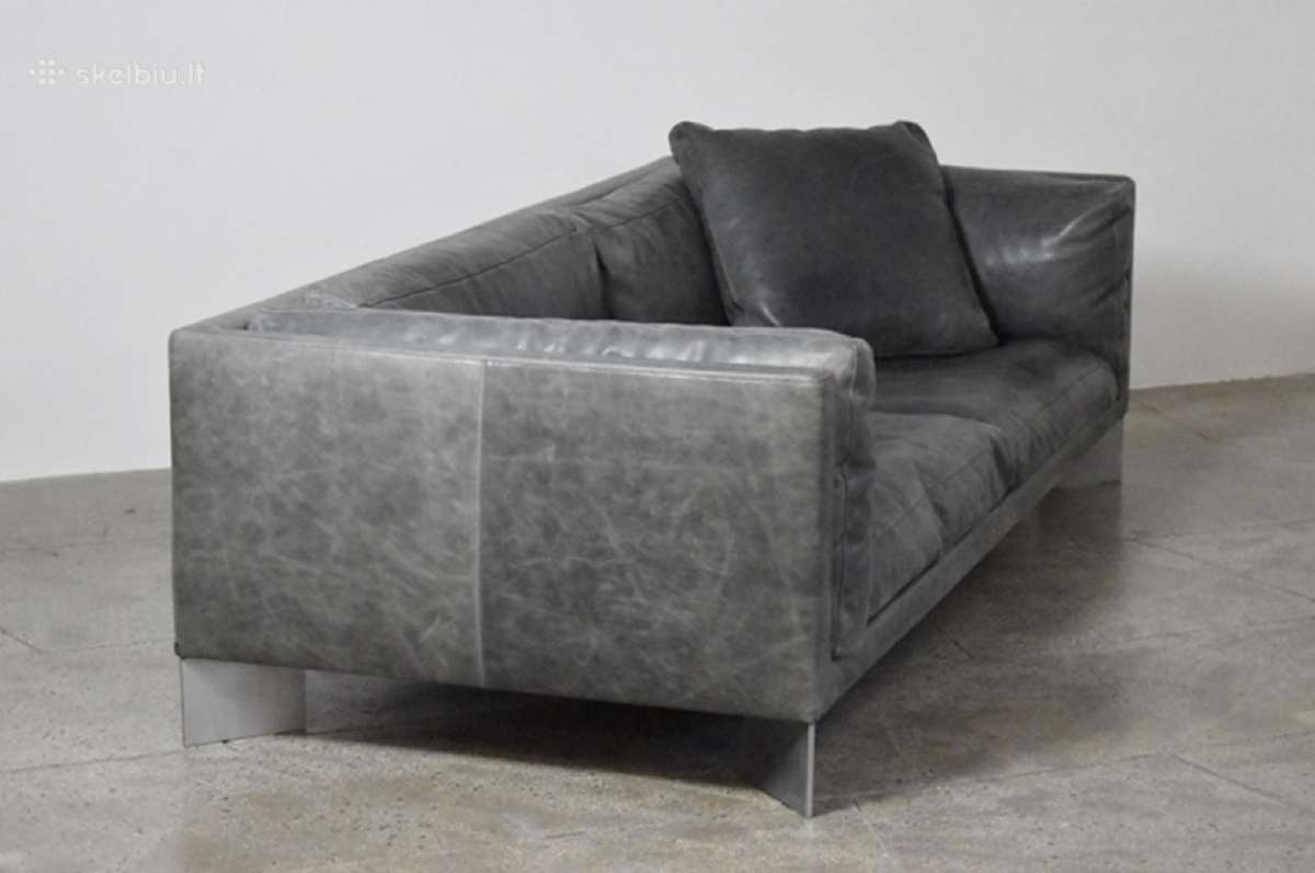 Odinė sofa - nuotraukos Nr. 4