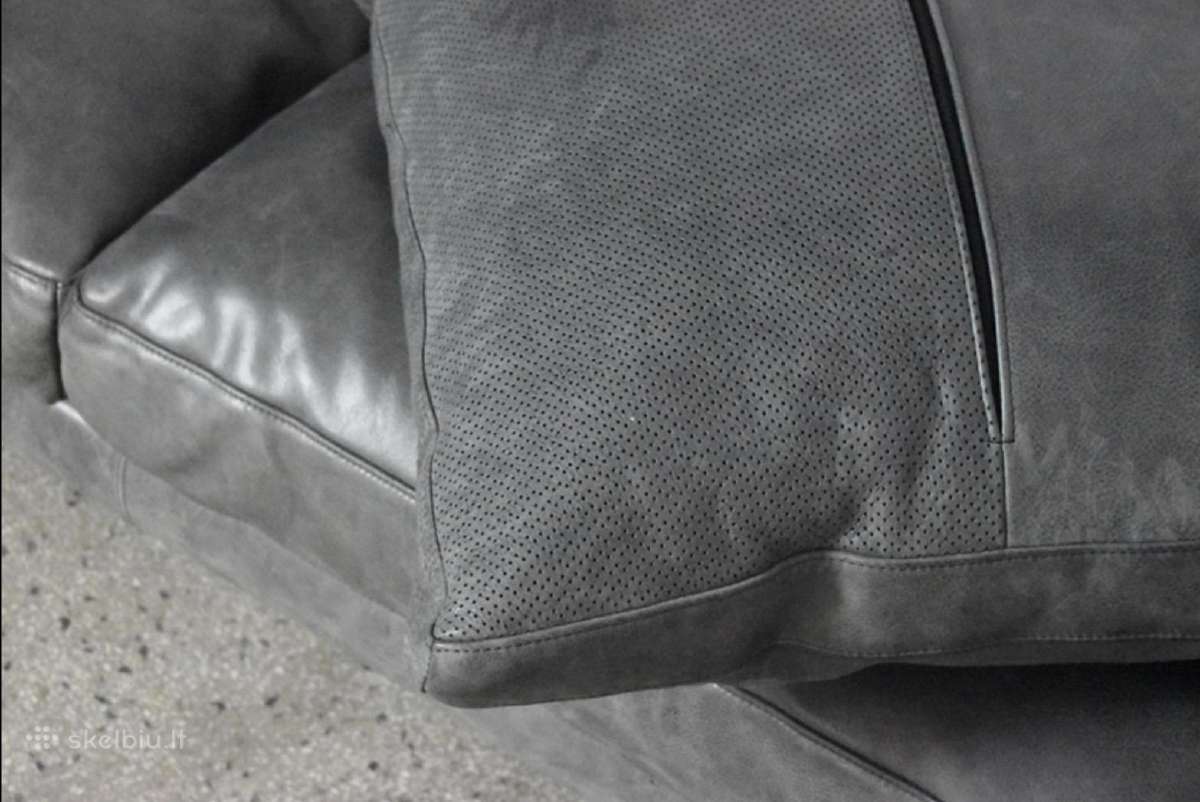Odinė sofa - nuotraukos Nr. 5