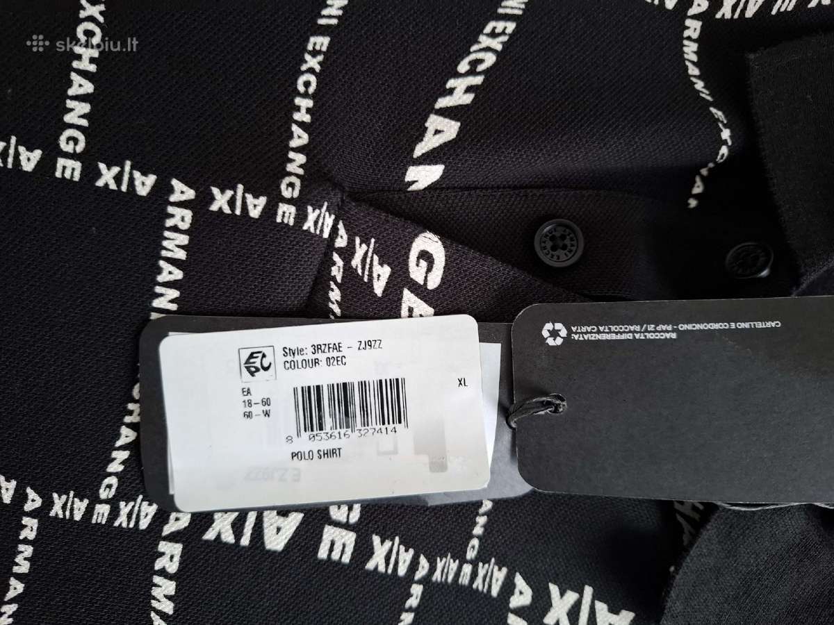 Nauja originali Armani Exchange polo marškinėliai - nuotraukos Nr. 7