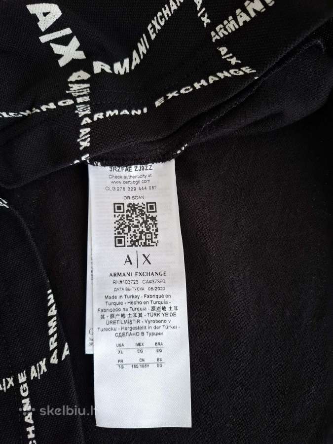 Nauja originali Armani Exchange polo marškinėliai - nuotraukos Nr. 14