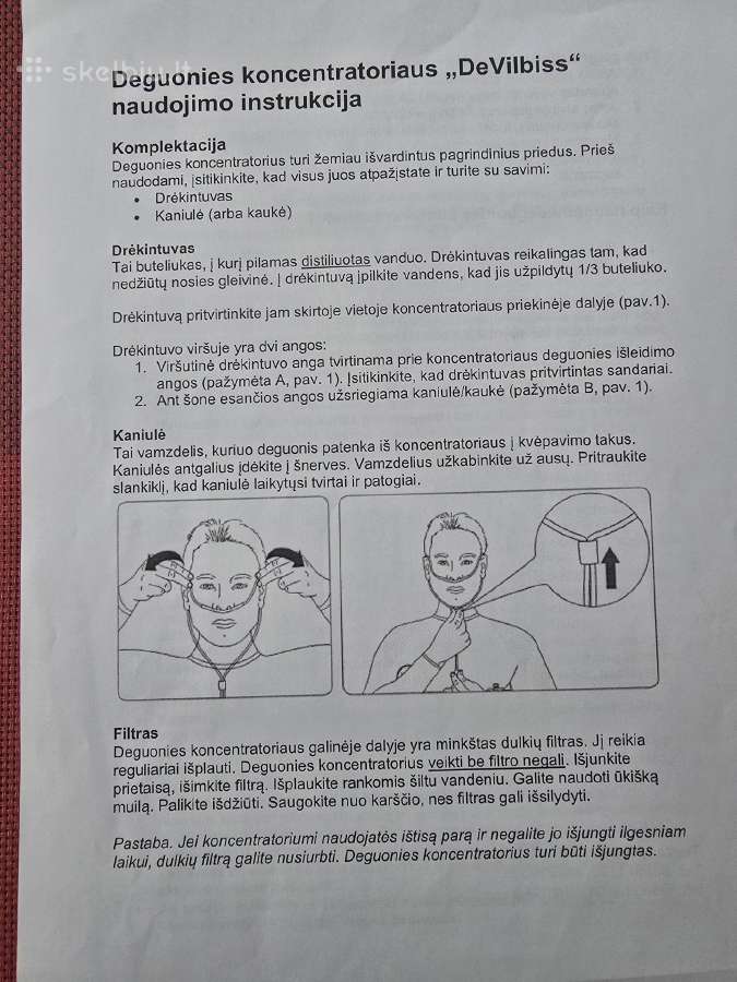Deguonies aparatas - nuotraukos Nr. 4