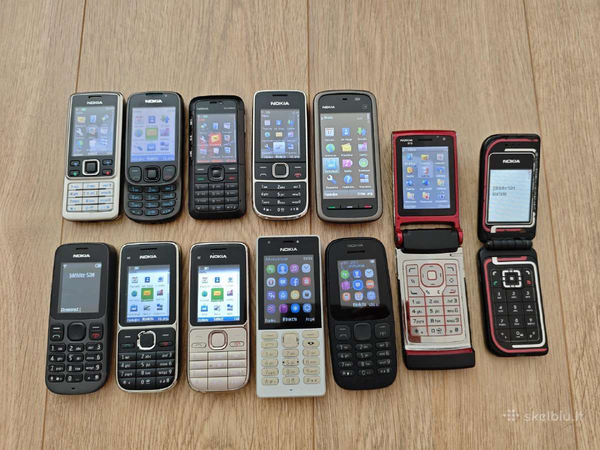 Nokia mygtukiniai telefonai - nuotraukos Nr. 2