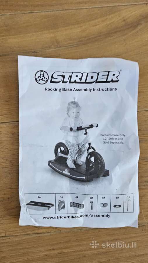 Strider balansinis dviratis + balnas - nuotraukos Nr. 7