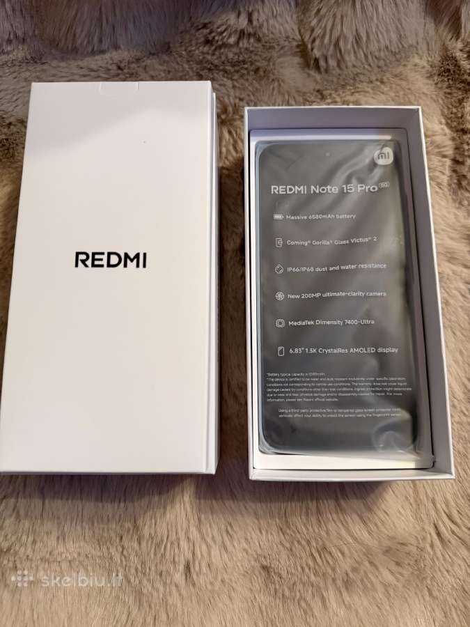 Xiaomi Redmi Note 15 Pro 5G (Naujas) (Garantija) - nuotraukos Nr. 4