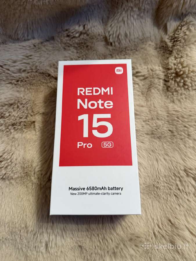 Xiaomi Redmi Note 15 Pro 5G (Naujas) (Garantija) - nuotraukos Nr. 6
