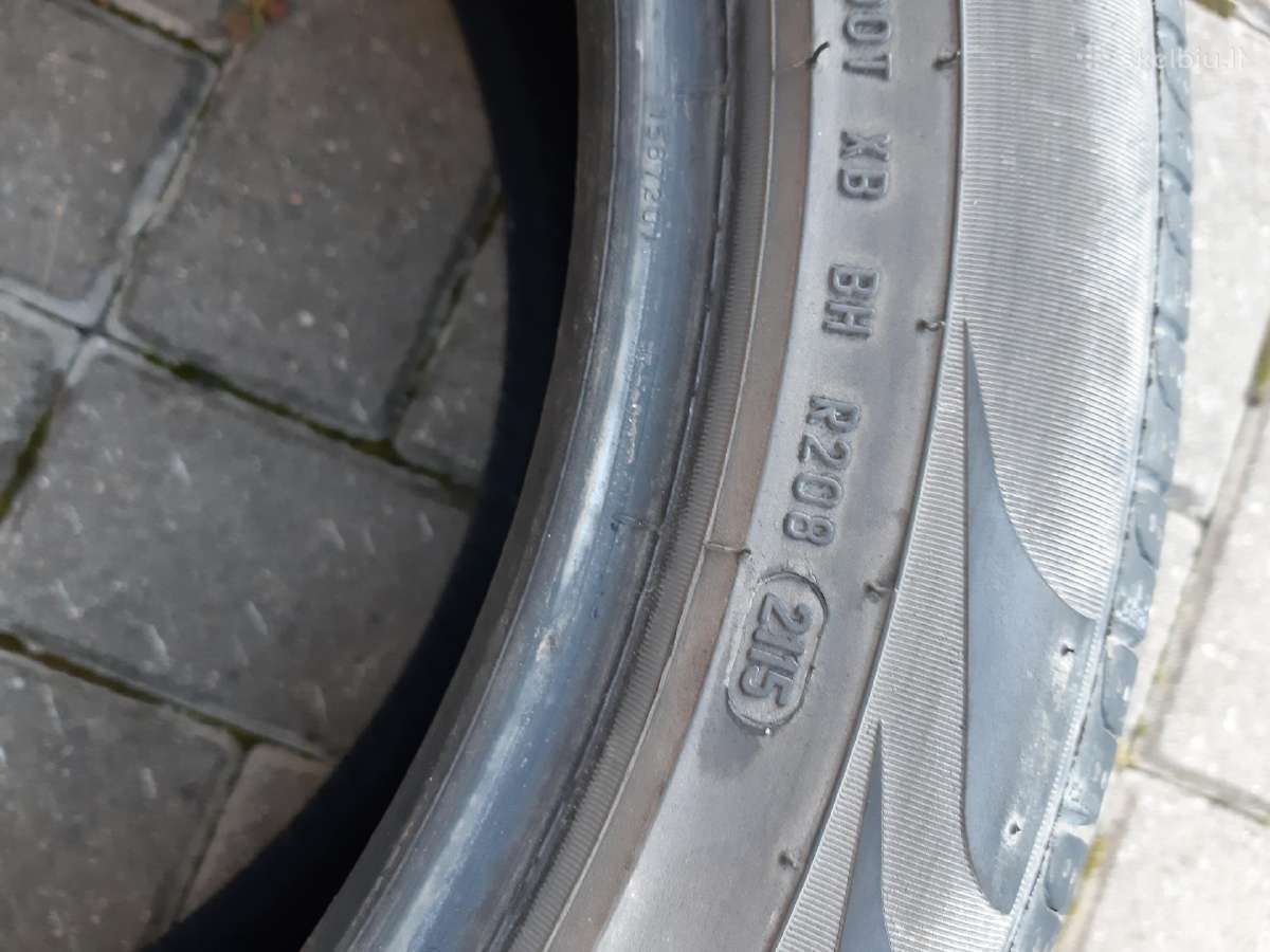 Padangos Pirelli 2vnt Bridgestone 2vnt 4-5mm - nuotraukos Nr. 4