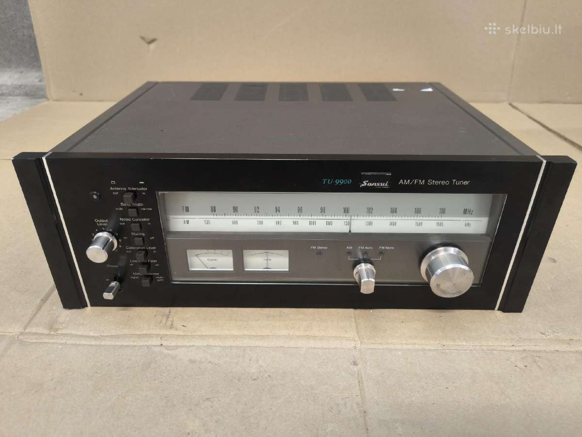 Sansui Tu-9900 – aukštos klasės vintage Fm/am - nuotraukos Nr. 4
