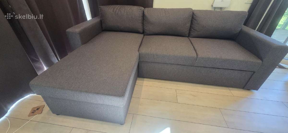 Nedaug naudota kampinė sofa - lova - nuotraukos Nr. 2
