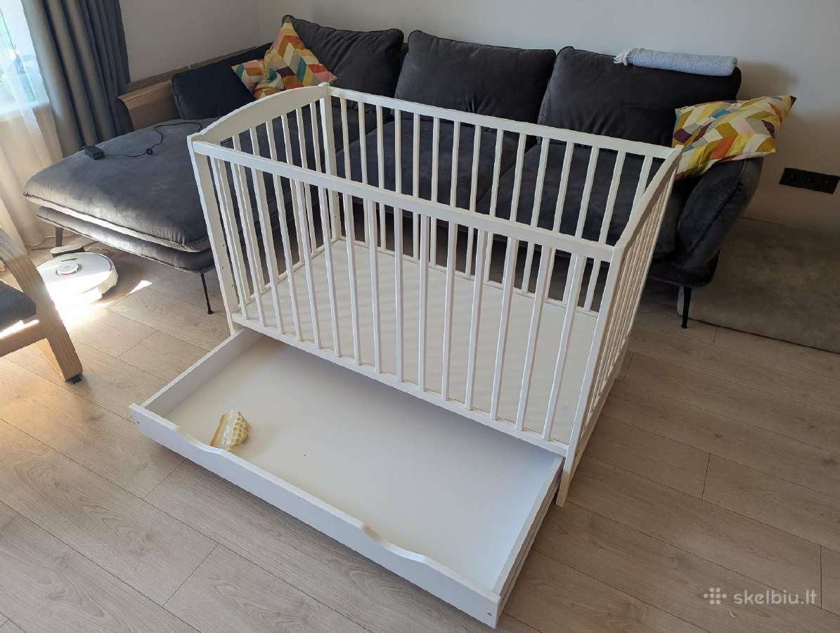 Parduodamas kūdikio lovytės ir čiužinio komplektas - nuotraukos Nr. 3