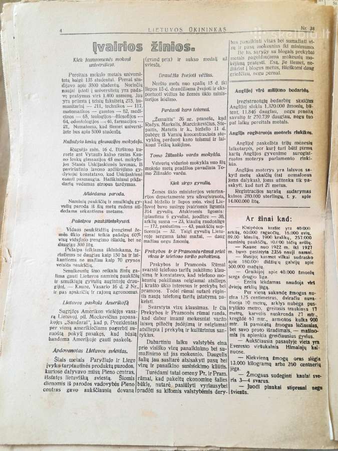"Lietuvos Ūkininkas" 1928m - nuotraukos Nr. 3