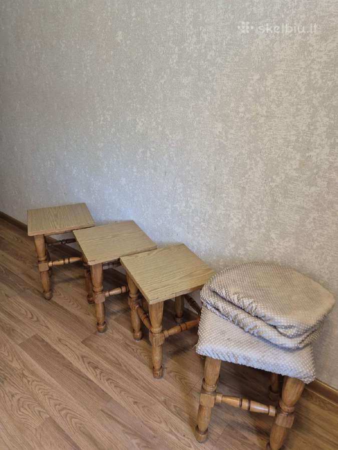 Medinės taburetės /virtuvės kėdės - nuotraukos Nr. 4