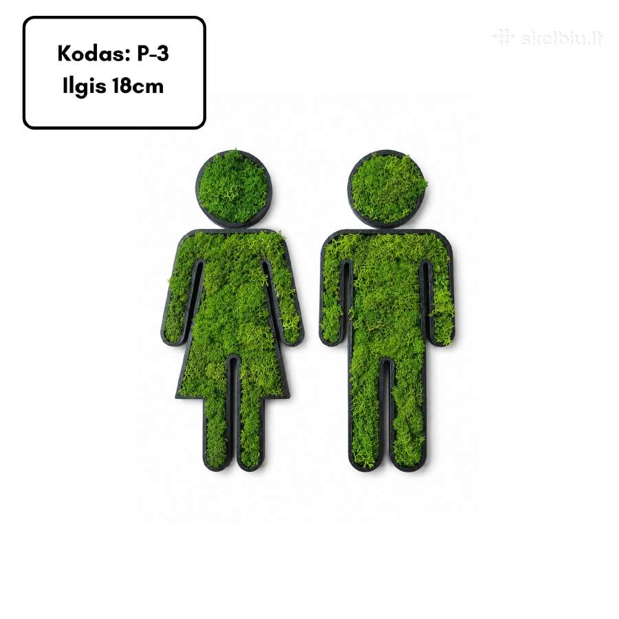 Samanų paveikslai ir dekoracijos, stabilizuotos - nuotraukos Nr. 30