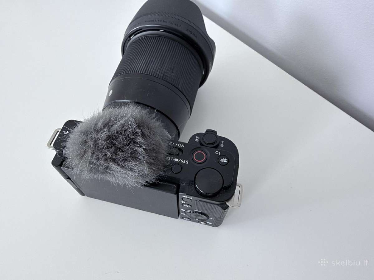Sony zv-e10 + sigma 16mm 1.4f + Zhiyun Crane M2s - nuotraukos Nr. 3
