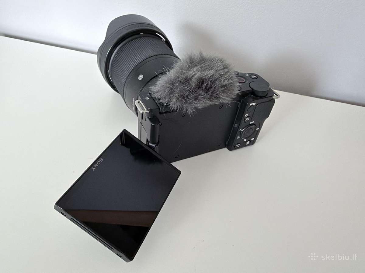 Sony zv-e10 + sigma 16mm 1.4f + Zhiyun Crane M2s - nuotraukos Nr. 5