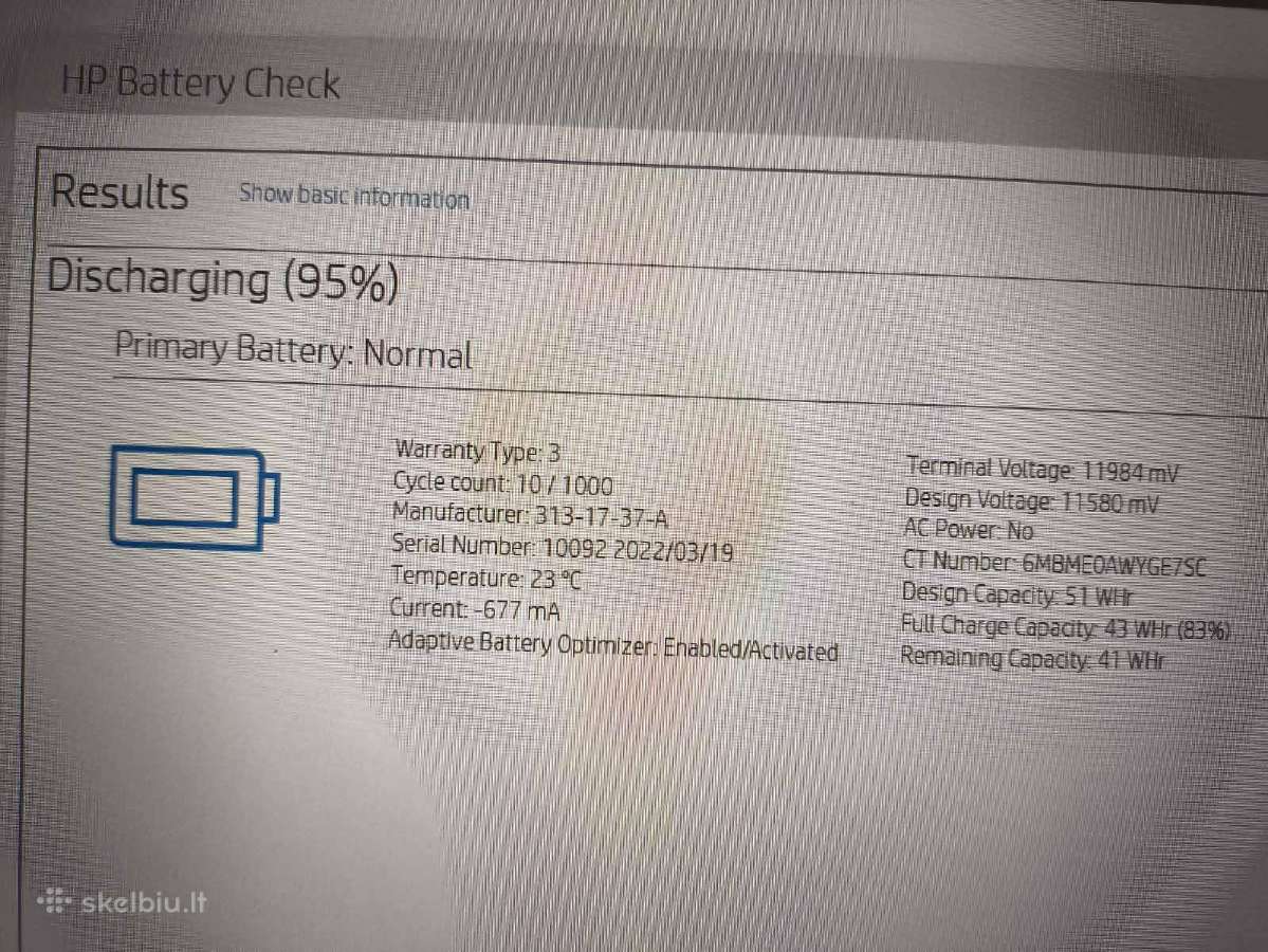 Probook 445 G10 Ryzen 3 7330u 16gb 256gb 17% - nuotraukos Nr. 6