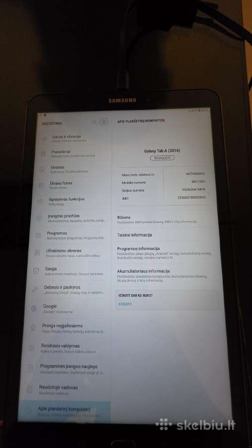 Samsung Galaxy Tab A Sm-t585 - nuotraukos Nr. 4