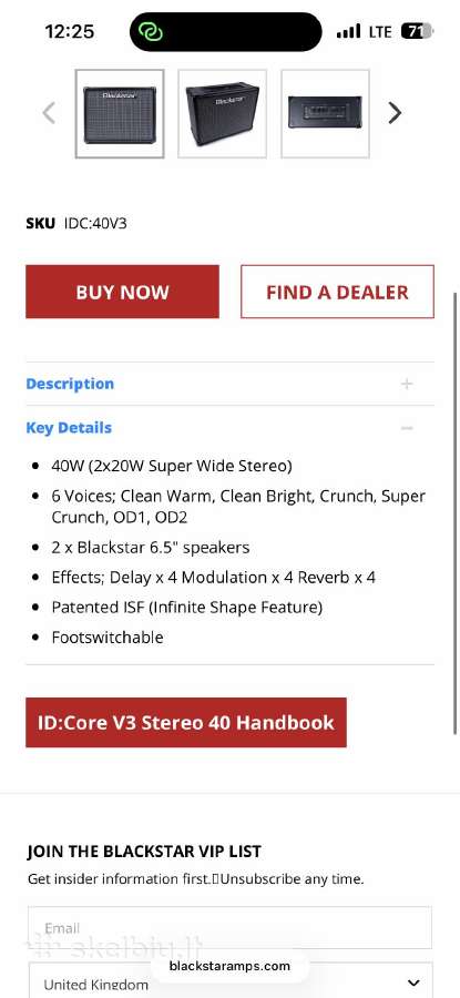 Blackstar Stereo 40 V3 - nuotraukos Nr. 4