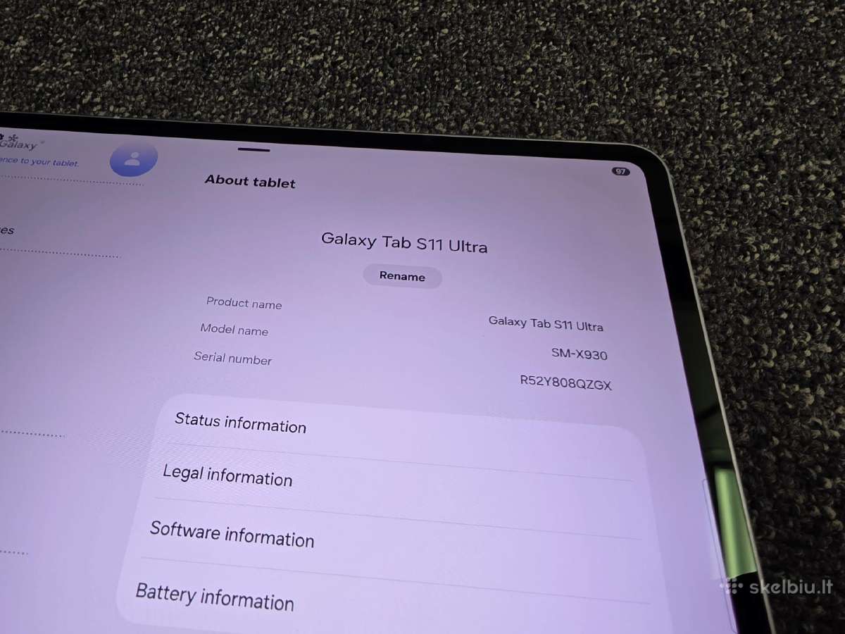 Samsung Galaxy Tab S11 Ultra, 256gb - nuotraukos Nr. 5