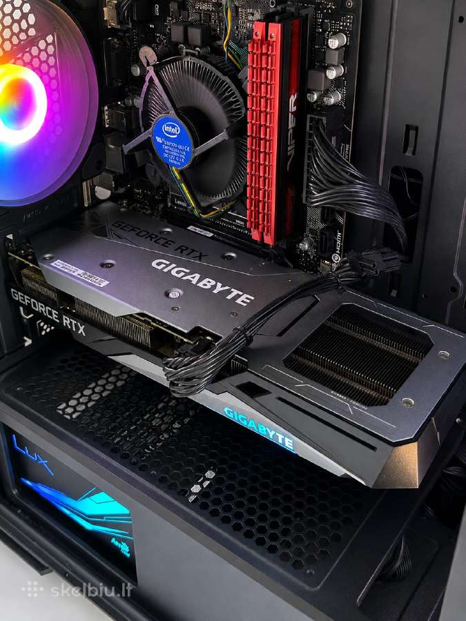 Gaming Pc - Rtx 3060, I5-10400f, 1tb SSD - nuotraukos Nr. 3