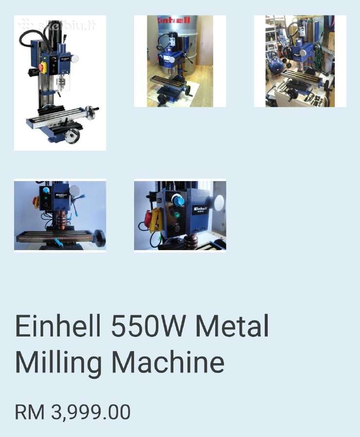 Einhell 550w Metal Milling Machine - nuotraukos Nr. 2