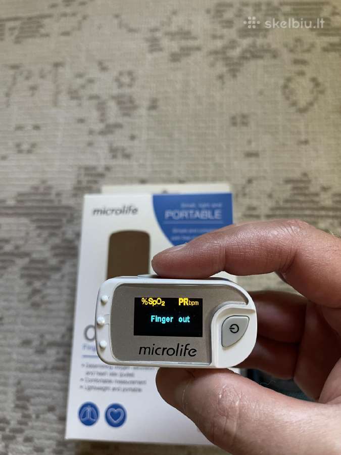 Microlife Oxy 300 pulsoksimetras - nuotraukos Nr. 3