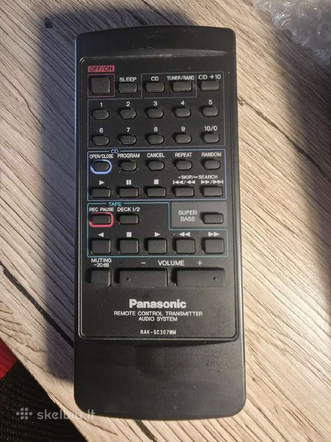Panasonic rx DT 680 /690 distancinis pultas. - nuotraukos Nr. 5