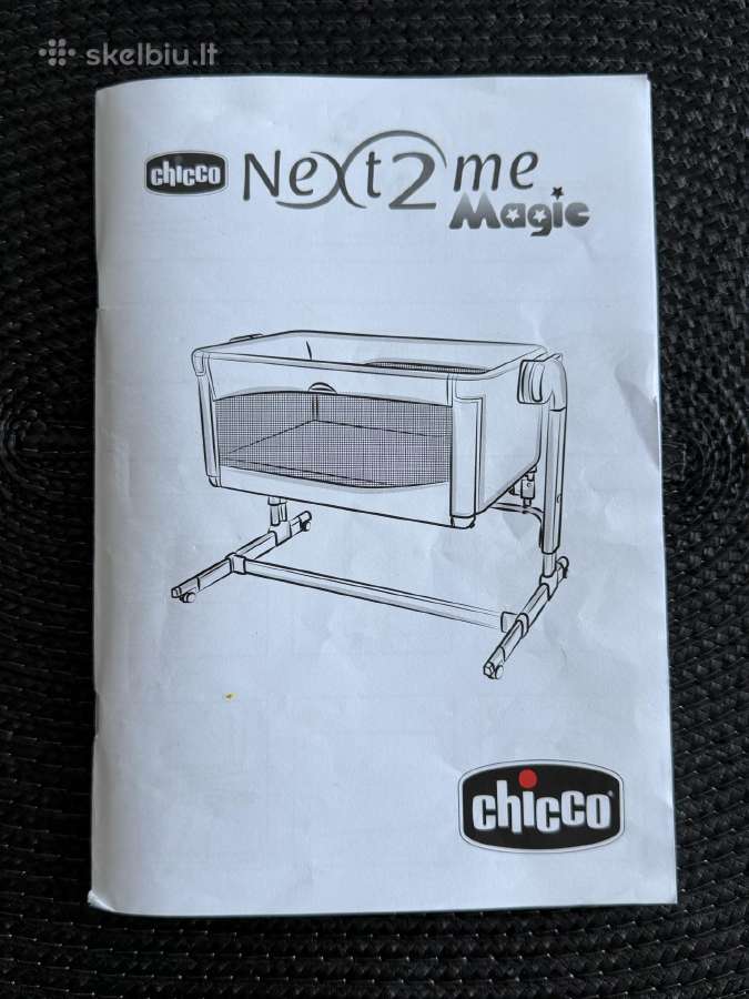 Lopšiukas Chicco Next2me Magic - nuotraukos Nr. 5